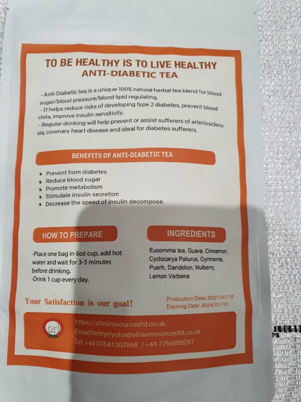 14 Day Anti-Diabetic Tea - Image 2
