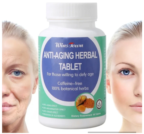 ANTI-AGING HERBAL SUPPLEMENT-800mg x 60 Tablets - Image 4
