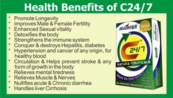 C24/7 Antioxidants Phytonutrients. 30 V-Capsules. - Image 4