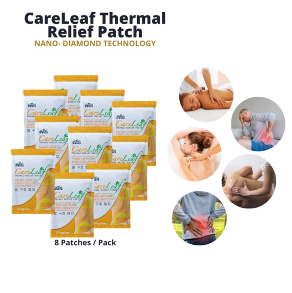 Care Leaf-Thermal Relief Patch- 1 pack contains:- 8 patches - Image 3
