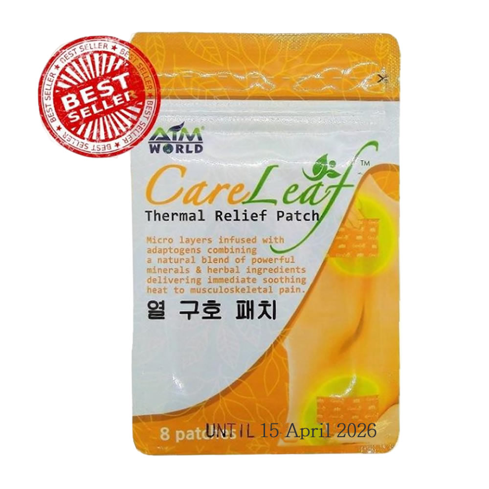 Care Leaf-Thermal Relief Patch- 1 pack contains:- 8 patches