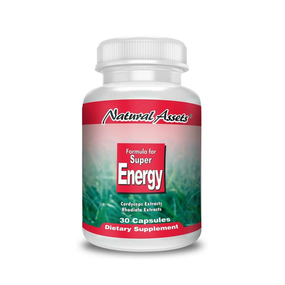 Formula For Super Energy For Men & Women - Energy level & boost vitality-60 Caps.