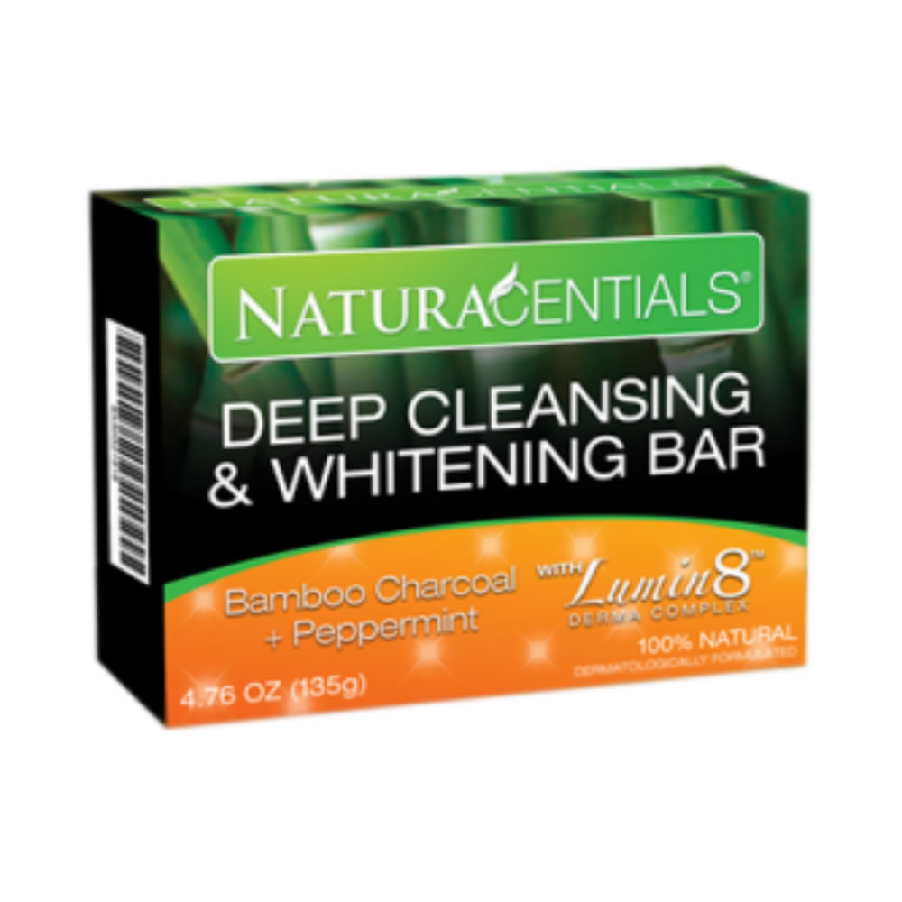 Naturacential Deep Cleansing & Whitening Bar-Bamboo Charcoal.100% Natural