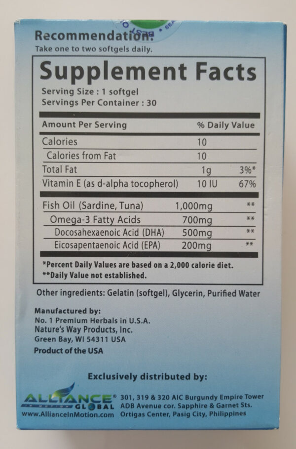 Choleduz Omega Supreme. 30 softgels per box - Image 2