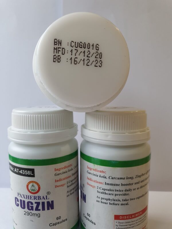 Paxherbal CUGZIN Anti-Infective and Immune Boosting Supplement - Image 3