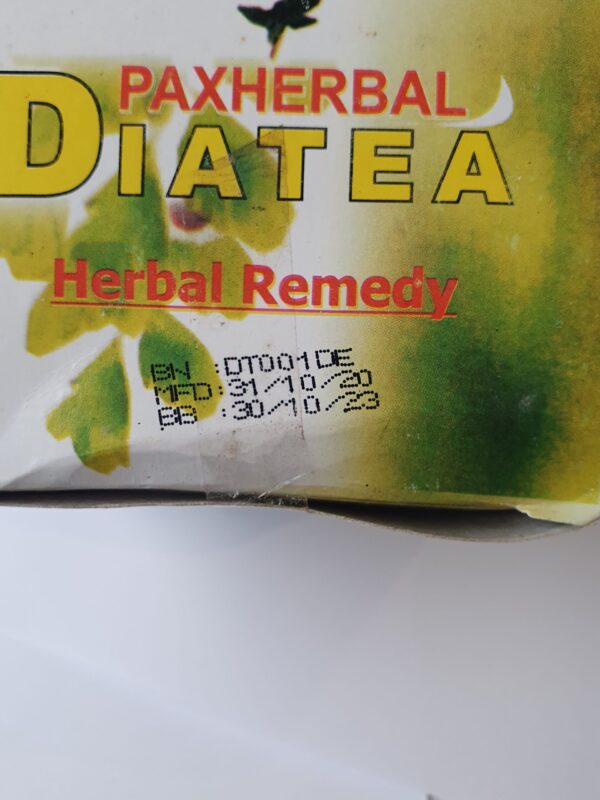 Paxherbal Diatea for Diabetes & High Cholesterol (2.2g x 25 Tea Bags) - Image 3
