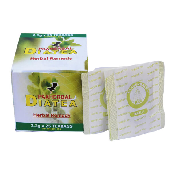 Paxherbal Diatea for Diabetes & High Cholesterol (2.2g x 25 Tea Bags)