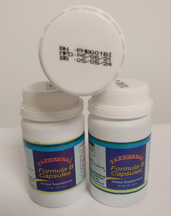 Paxherbal Formula B Capsules- high blood pressure. - Image 2