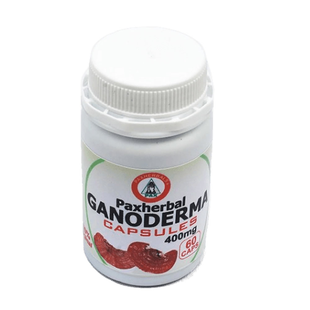 Paxherbal Ganoderma Herbal Dietary Supplement-400mg X 60 Caps
