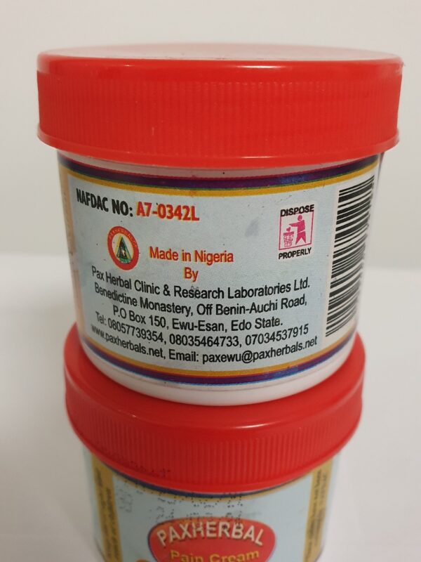 PAXHERBAL Pain Cream for Pain Relief-HERBAL REMEDY-75g - Image 4