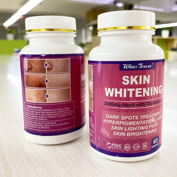 SKIN WHITENING & DARK SPOTS TREATMENT 600mg x 60tablets - Image 3