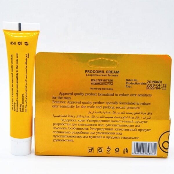 Procomil Delay Cream for Men. 15g X 100% Herbal - Image 2