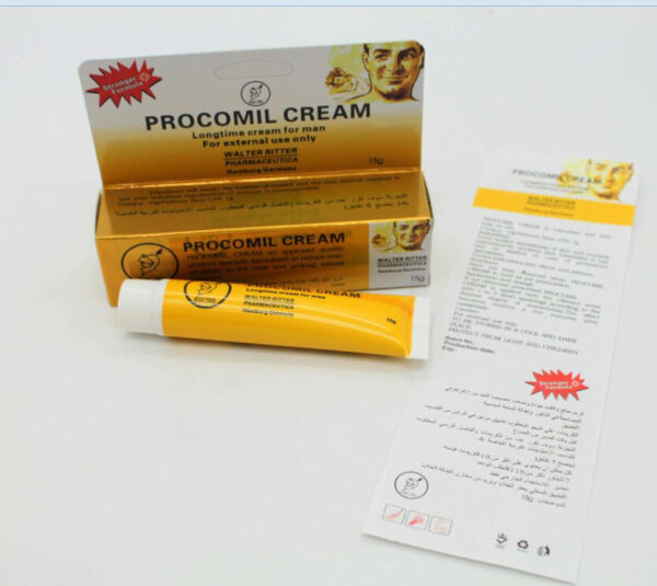 Procomil Delay Cream for Men. 15g X 100% Herbal - Image 3