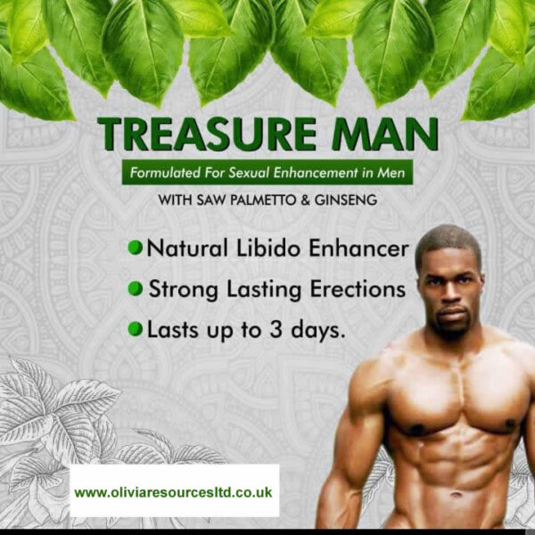 Treasure Man Formulated for Enhancement In Men & Enlarged Prostrate ( HALAL) - Image 3