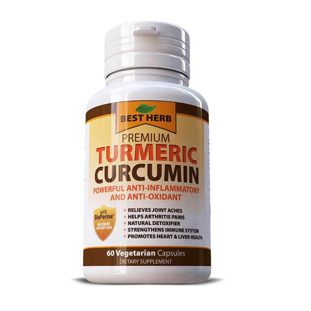 TURMERIC 95% CURCUMIN EXTRACT BLACK PEPPER (BioPerine) CAPSULES