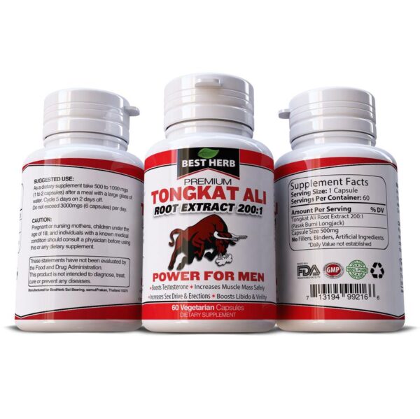 Tongkat Ali Root Premium Grade A Extract 2001 Power For men-Herbal Supplement - Image 2